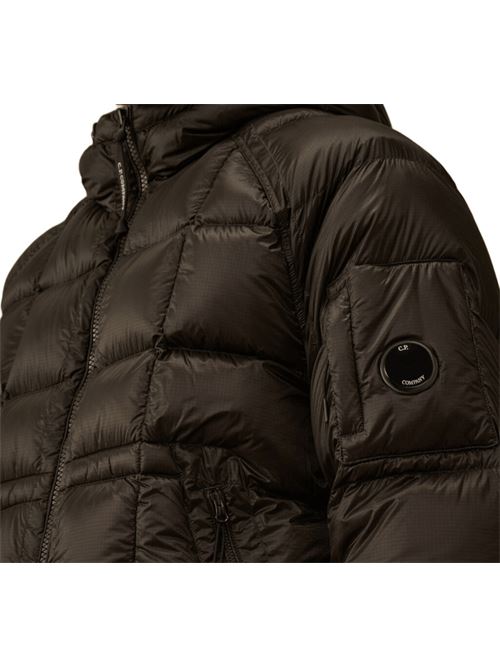 Giaccone da uomo in tessuto tecnico immbottito di piuma d'oca, colore nero C.P. COMPANY | OW702A110416A999